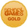 Gold award sports mark logo